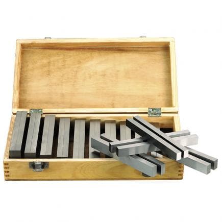 FERVI P014 - Jeu parallèle en acier HRC60 (28 pcs.)
