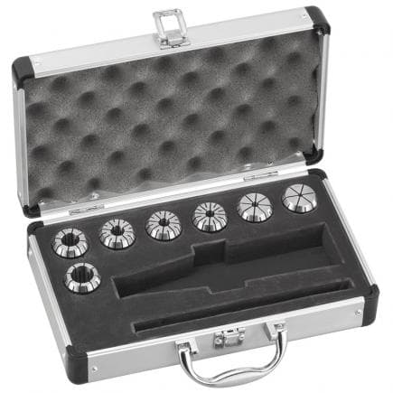 FERVI P032/7P - Jeu de pinces de serrage ER32 (7 pièces)