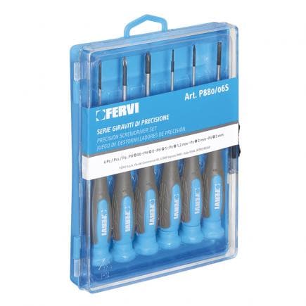 FERVI P880/06S - Jeu de tournevis de précision (6 pcs.)