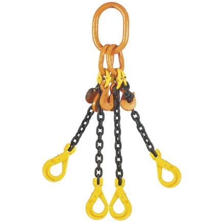 FERVI PDC4/7/2 - Pendentifs chaîne en acier inoxydable à 4 branches