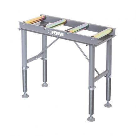 FERVI R001/04 - Convoyeur à rouleaux réglable en hauteur 400 kg 1 000x460 mm