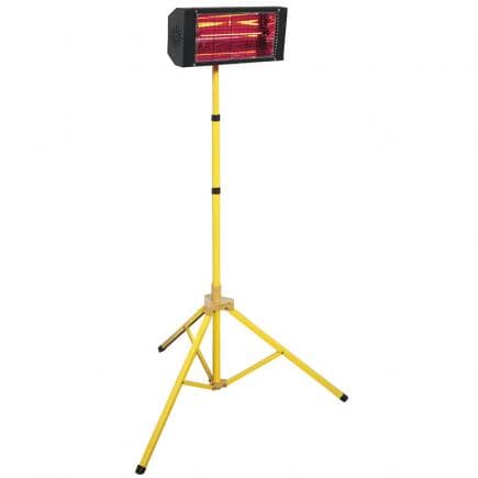 FERVI R609A - Chauffage électrique infrarouge avec trépied 600-1 500 mm