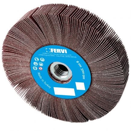 FERVI RLF115/060 - Roues à lamelles avec trou fileté