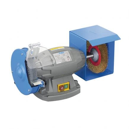 FERVI S510 - Meuleuse d'établi combinée avec meule et brosse 400W 150x20x16mm