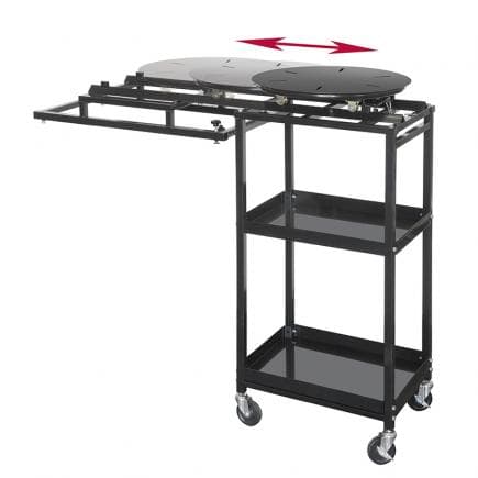 FERVI SA01/CTR1 - Table tournante pour sableuse 920x580x1 070 mm