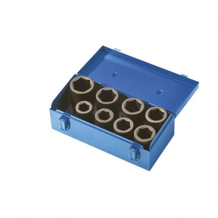FERVI SI4E2N008 - Jeu de douilles impact (8 pcs.)