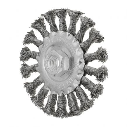 FERVI SRR100/M14 - Brosse circulaire à touffes torsadées M14