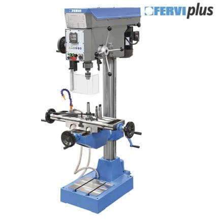 FERVI T073 - Perceuse à colonne avec transmission par courroie