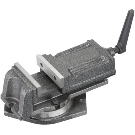 FERVI M014/080 - Étau pour fraiseuse avec base pivotante à 360 degrés