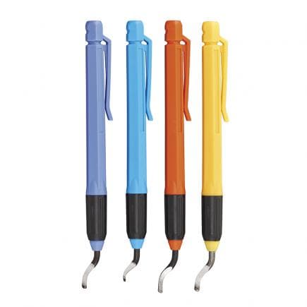 FERVI 0420/S - Jeu d'ébavurage avec lames (4 pièces)
