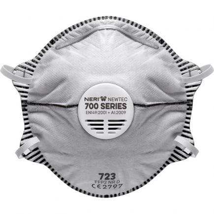 FERVI RP127 - Masque en tissu non tissé avec charbons actifs