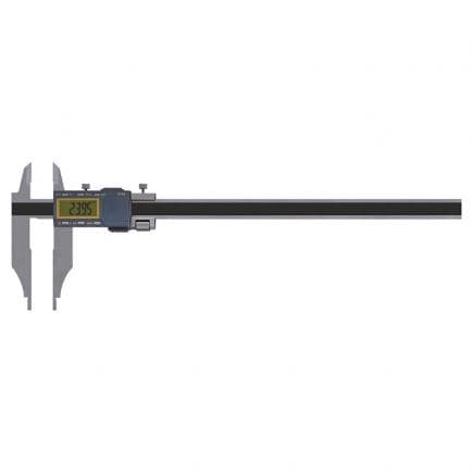 FERVI C047/1000B - Pied à coulisse électronique numérique en acier inoxydable avec pointes de couteau