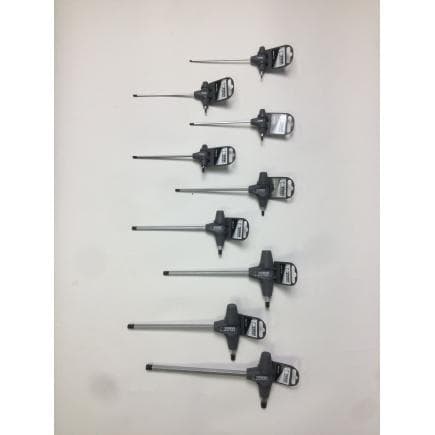 FERVI BE20/09SF - Série de tournevis à profil hexagonal et manche en T (9 pcs.)