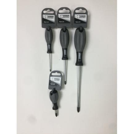 FERVI BE52/04SF - Série de tournevis à double croix PZ (4 pcs.)