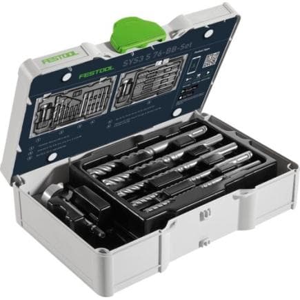 FESTOOL 578119 - Embout et kit de forets SYS3 S 76-BB-Set (18 pcs.)
