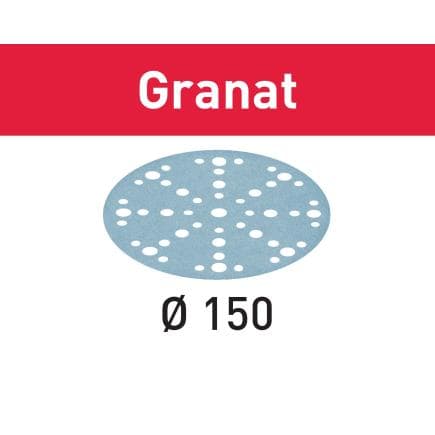 FESTOOL 578364 - Abrasifs Granat 150mm (50 pièces)