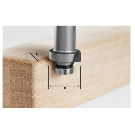 FESTOOL 578376 - HW R1-OFK 500 Z1 - Fraise à rayon concave pour OFK 500, OFKC 500