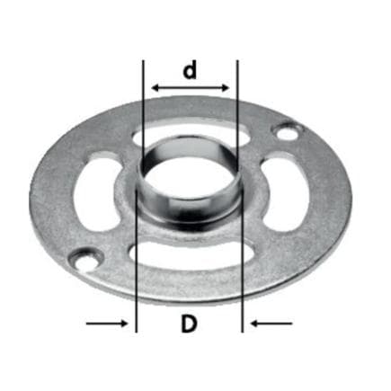FESTOOL 578723 - KR-D 5/8 /OF 1010 - Bague de copie pour OF 900, OF 1000, OF 1010, OF 1010 R, KF