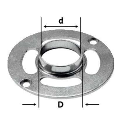 FESTOOL 578725 - KR-D 1 /OF 1010 - Bague de copie pour OF 900, OF 1000, OF 1010, OF 1010 R, KF