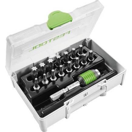 FESTOOL 205823 - Assortiment d'inserts SYS3 XXS CE avec inserts TX (16 pcs.)