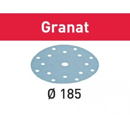 FESTOOL 497183 - Disque abrasif STF D185/16 Granat (multipack)