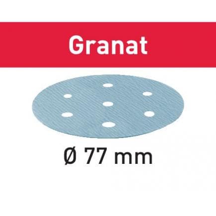 FESTOOL 497408 - Disque abrasif STF D77/6 Granat (50 pcs.)