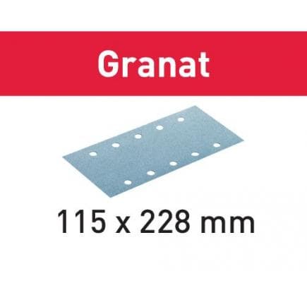 FESTOOL 498946 - Feuille abrasive STF 115x228 Granat