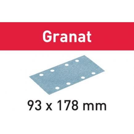 FESTOOL 498935 - Feuille abrasive STF 93X178 Granat
