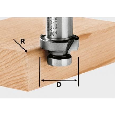 FESTOOL 490093 - Fraise à rayon concave OFK 500