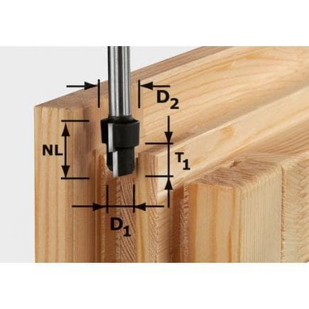 FESTOOL 492713 - Fraise étagée HW S12