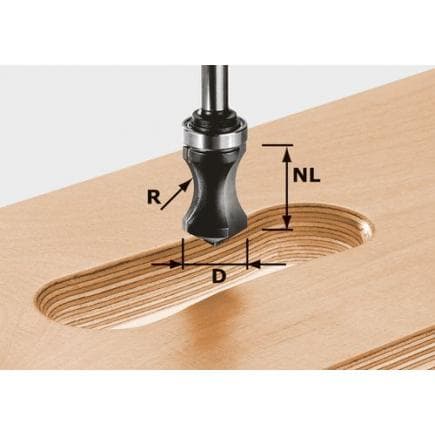 FESTOOL 491033 - Fraise pour poignées HW S8 R16/NL32