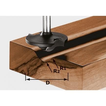 FESTOOL 491137 - Fraises profilées HW S8 D42/13/R6 + 12