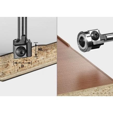 FESTOOL 499806 - Plaques réversibles pour coupe-fil S8 HW D19 12x12 KL OFK