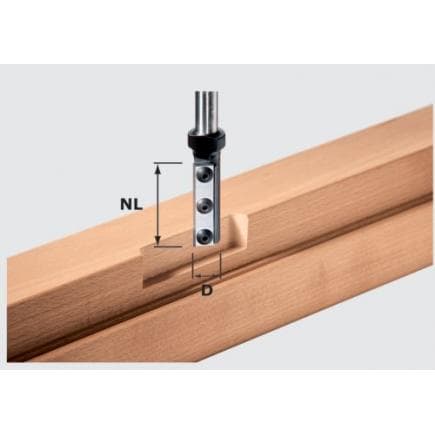 FESTOOL 497454 - Plaques réversibles pour fraise à rainurer HW S12 D16/50 WP
