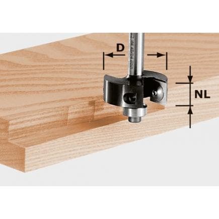 FESTOOL 491085 - Plaques réversibles pour fraise à rainurer HW S8 D38/12