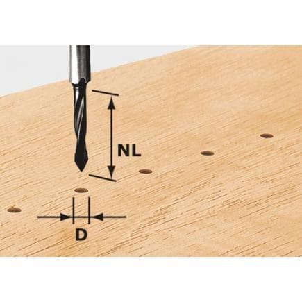FESTOOL 491064 - Foret débouchant HW S8 D5/30