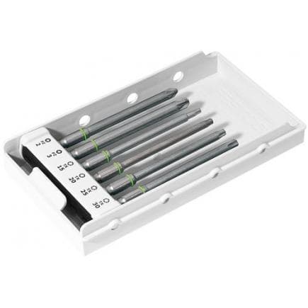 FESTOOL 769095 - Jeu d'embouts CENTROTEC BITS CE SET TL (6 pcs.)