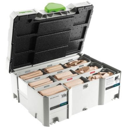 FESTOOL 498204 - Chevilles DOMINO XL Hêtre DS/XL D8/D10 BU (306 pcs.)