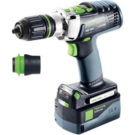 FESTOOL 576467 - Cordless percussion drill PDC 18/4 5,2/4,0Ah I-Plus QUADRIVE