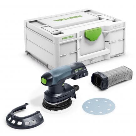 FESTOOL 576370 - Ponceuse orbitale sans fil ETSC 125-Basic sans batterie ni chargeur