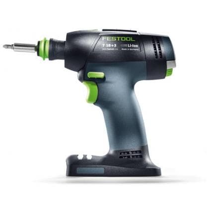 FESTOOL 577051--SPENTO - Perceuse sans fil T 18 + 3-Basic avec batterie gratuite