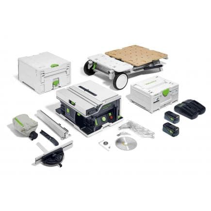 FESTOOL 577379 - Scie circulaire sur table sans fil 36V - CSC SYS 50 EBI-Set
