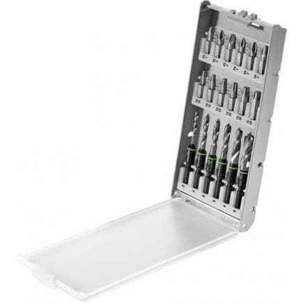 FESTOOL 577395 - Coffret de forets hélicoïdaux BKS SYS3 D3-8 K CE/W (18 pcs.)