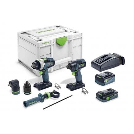 FESTOOL 577654 - Set de vissage sans fil TID 18 5,0/4,0-Set TPC 18/4