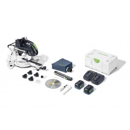 FESTOOL 577665 - Scie à onglets radiale sans fil KSC 60 EB 5,0 I-Plus KAPEX