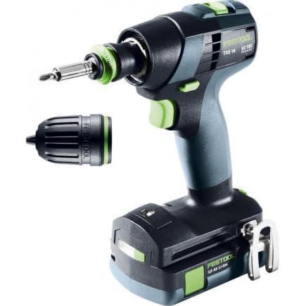 FESTOOL 576895 - Perceuse-visseuse sans fil TXS 18 C 3,0-Plus -18V 3Ah