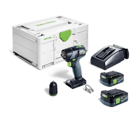 FESTOOL 576873 - TXS 12 2,5-Plus - Perceuse-visseuse sans fil 12V (avec 2 batteries, chargeur et mallette)