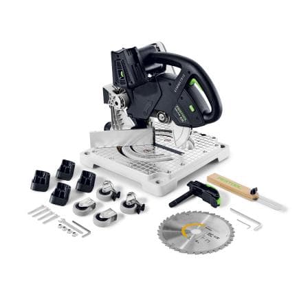 FESTOOL 577424 - SYMC 70 EB-Basic SYMMETRIC - Scie à onglets sans fil (sans batterie)