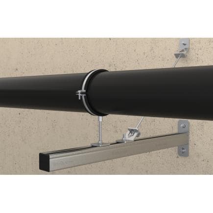 FISCHER 554246 - Collier robuste pour tuyaux FRSM avec connexion métrique