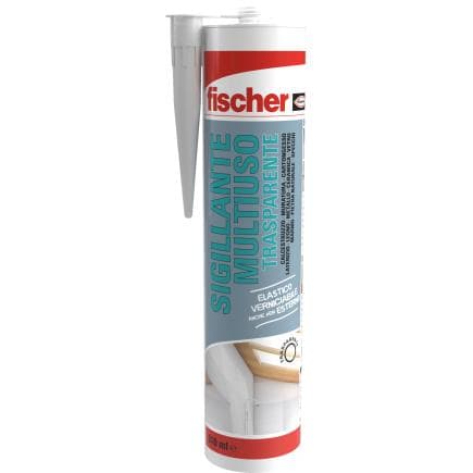 FISCHER 563842 - SA TRANSPARENT - Scellant acrylique transparent, polyvalent et flexible